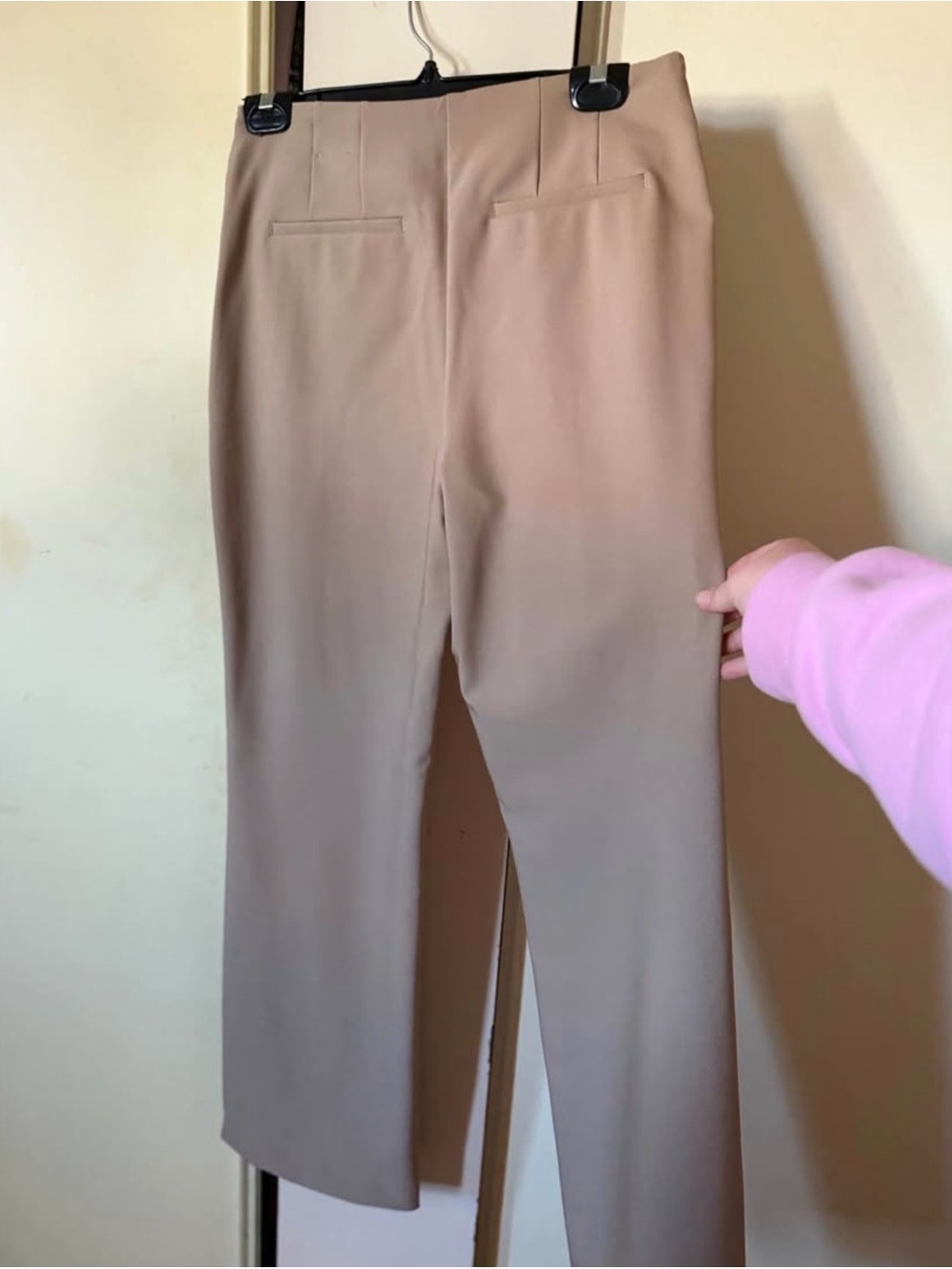 Tailored High-Rise Straight-Leg Pants